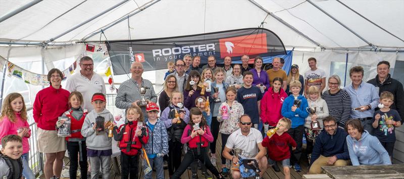 Prizewinners thanks to sponsors at the Notts County Spring Regatta - photo © David Eberlin