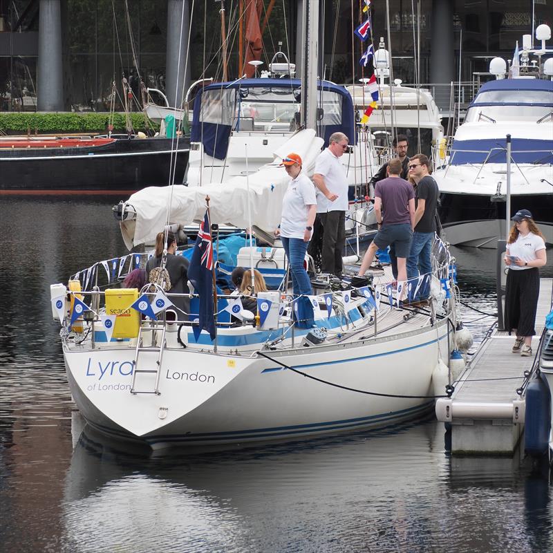 Ausome-Lyra of London in St Katharine Docks Marina, London photo copyright Phil Harland taken at 