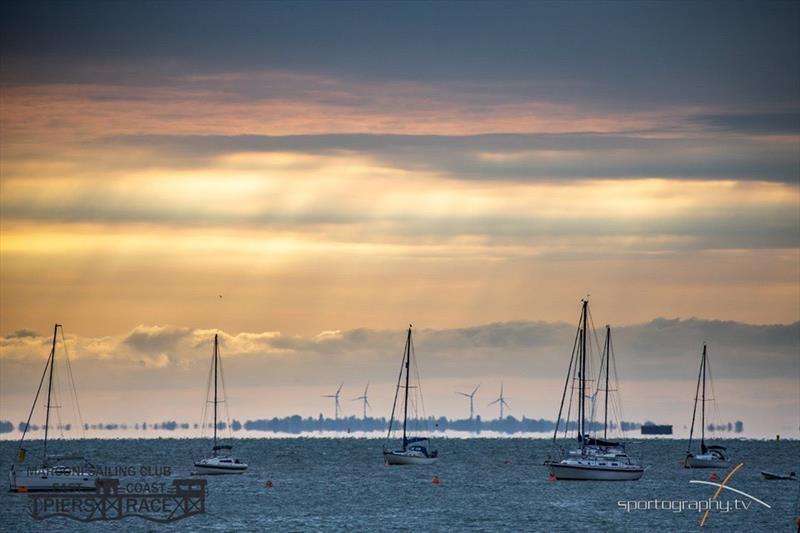 Windmills at the East Coast Piers Race 2019 photo copyright Alex Irwin / www.sportography.tv taken at Marconi Sailing Club