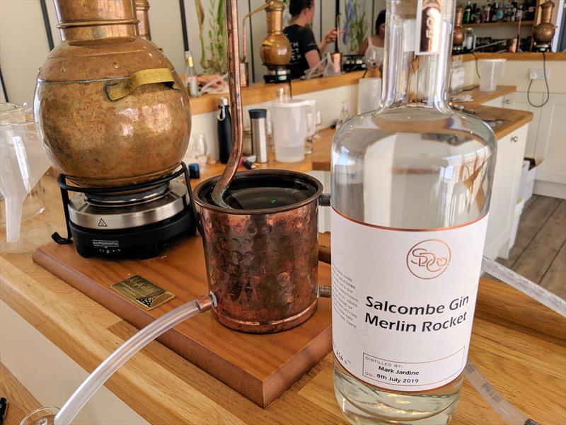 My bottle of Salcombe Gin Merlin Rocket - photo © Mark Jardine / YachtsandYachting.com