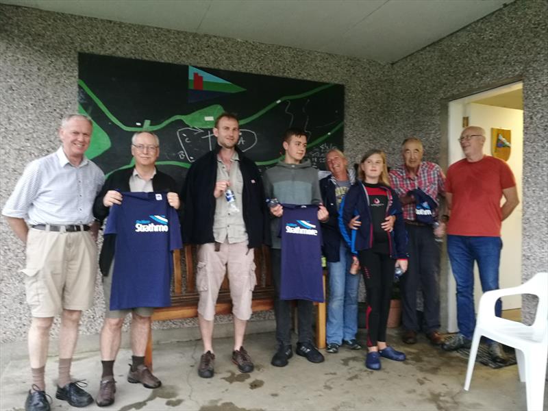 Strathmore Series Winner Chris Watson (third from left) photo copyright Bob Watson taken at Perth Sailing Club