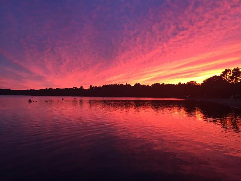 Sunset during the Massapoag YC 70th Annual Regatta photo copyright Massapoag YC taken at Massapoag Yacht Club