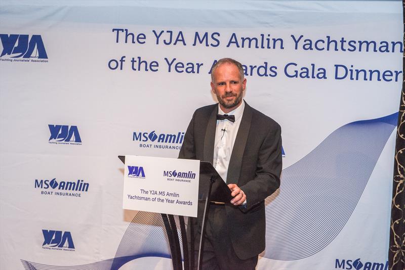 Conrad Humphreys at the YJA MS Amlin Awards Gala Dinner photo copyright Sally Golden taken at 