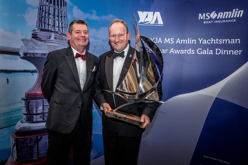 Keith Lovell & Ben Nicholls at the YJA MS Amlin Awards Gala Dinner photo copyright Sally Golden taken at 