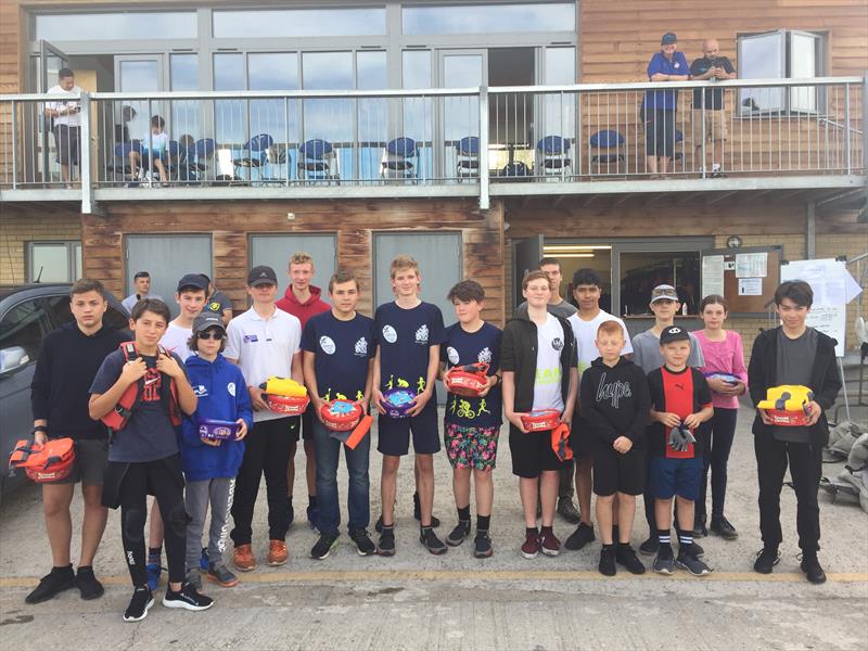 London Youth Sailing League at Welsh Harp photo copyright Oliver Di Bartolo taken at 