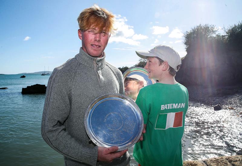 Chris & Olin Bateman win the 2019 Irish Sailing Junior All Ireland Championship photo copyright INPHO / Bryan Keane taken at 