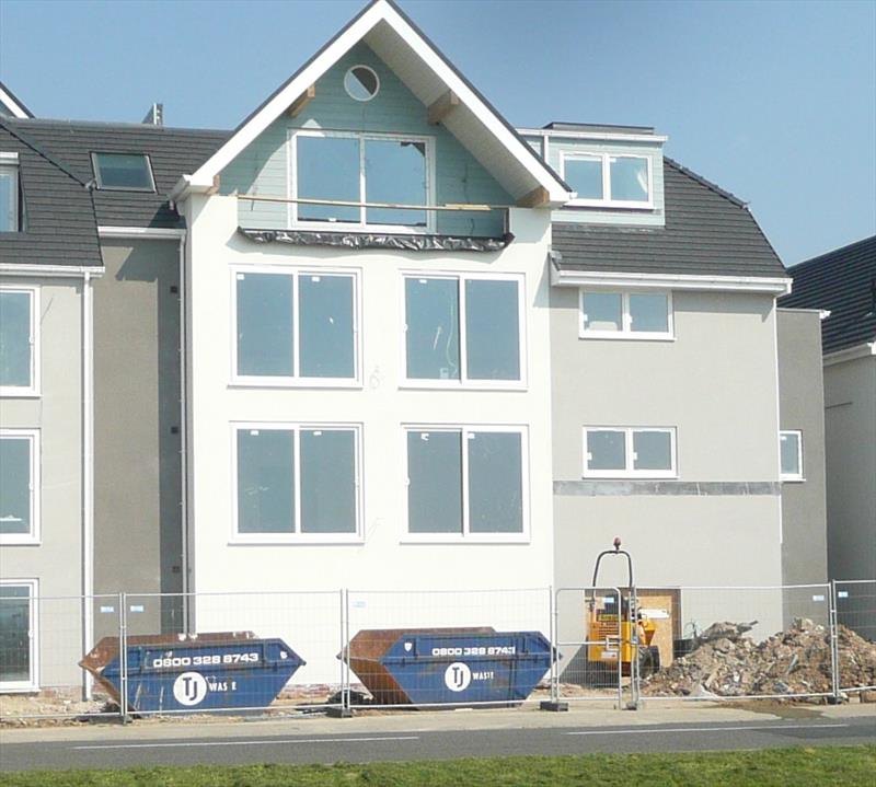 Lee-on-the-Solent Sailing Club's brand new clubhouse nearing completion photo copyright LoSSC taken at Lee-on-the-Solent Sailing Club