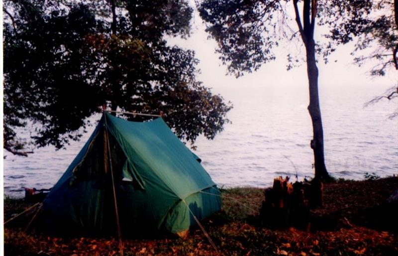 Wild camping adventures on the shores of Lake Victoria photo copyright Liz Potter taken at 