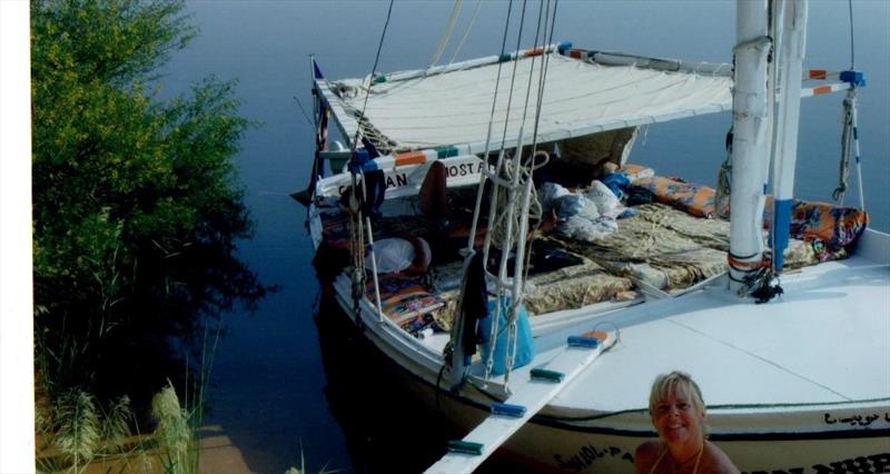 Nile felucca - photo © Liz Potter