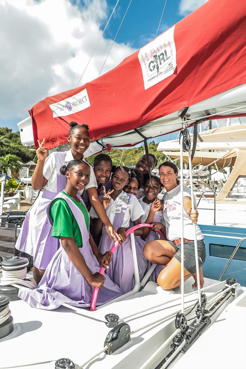 Antigua School Visit photo copyright The Maiden Factor / Kaia Bint Savage taken at 