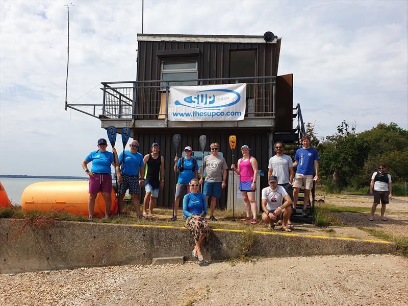 Weston Sailing Club's inaugural SUP event photo copyright WSC taken at Weston Sailing Club