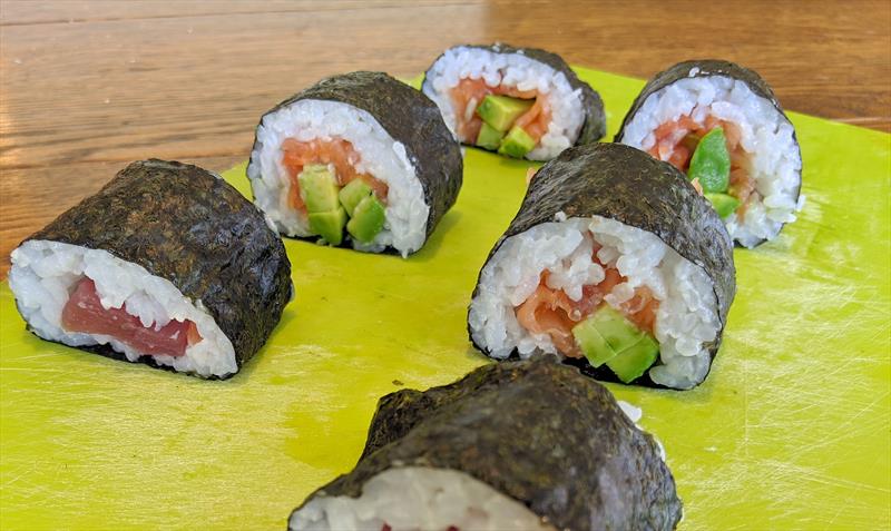 Doing something different: My first attempt at making sushi photo copyright Mark Jardine taken at 