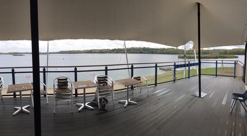 New balcony canopy at Burghfield Sailing Club - photo © Nigel Rolfe