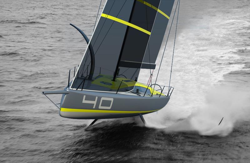 MW40OF - New Foiling Offshore Sailboat Concept photo copyright Wilson / Marquinez Naval Architecture taken at 