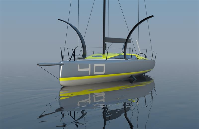 MW40OF - New Foiling Offshore Sailboat Concept photo copyright Wilson / Marquinez Naval Architecture taken at 