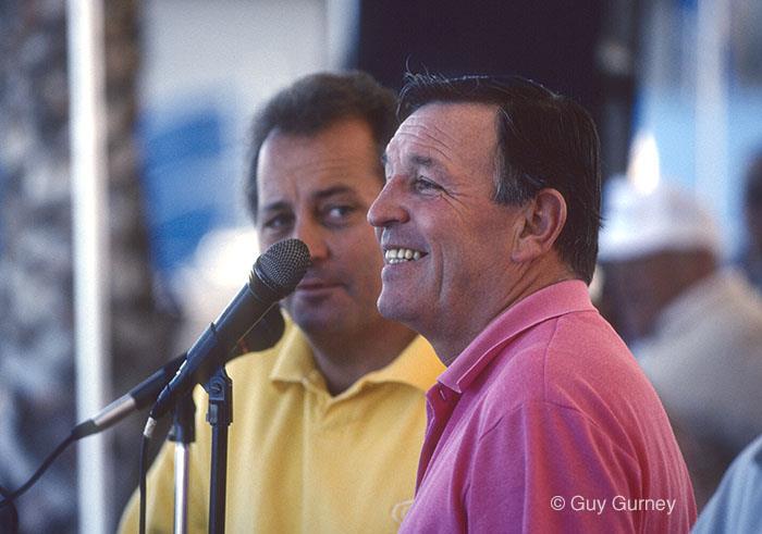 Bob Fisher with Larry Keating (background) photo copyright Guy Gurney / www.guygurney.com taken at 