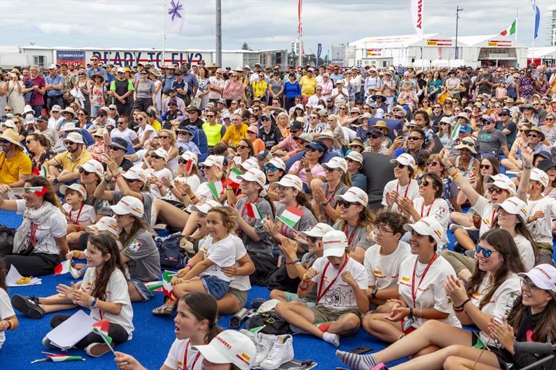 PRADA Cup Day 2 spectators in the America's Cup Race Village - photo © COR36 / Studio Borlenghi