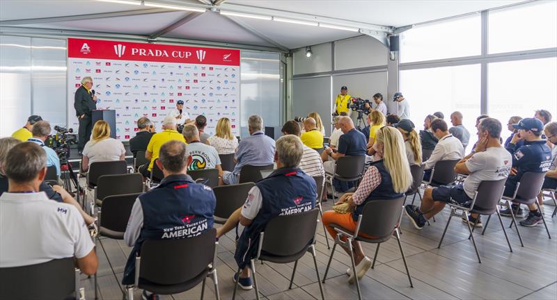 Skipper's Press Conference: Terry Hutchinson photo copyright COR36 / Studio Borlenghi taken at 