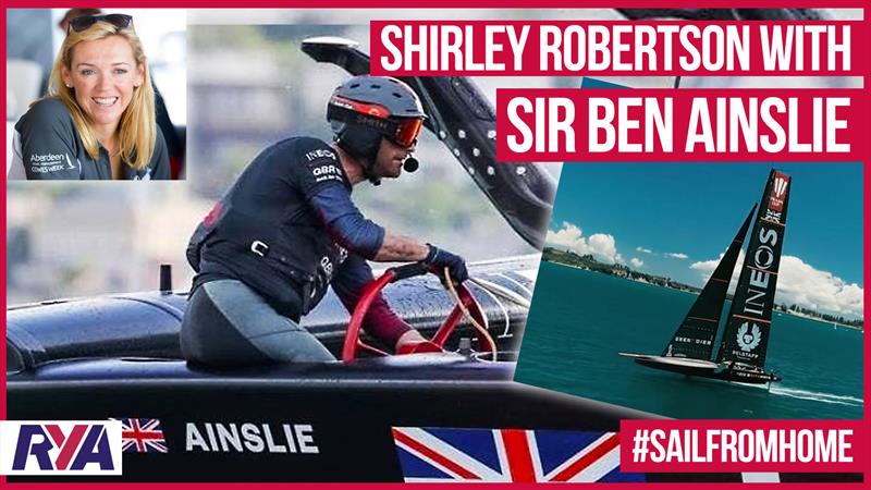 Shirley Robertson talks to Sir Ben Ainslie photo copyright RYA taken at Royal Yachting Association