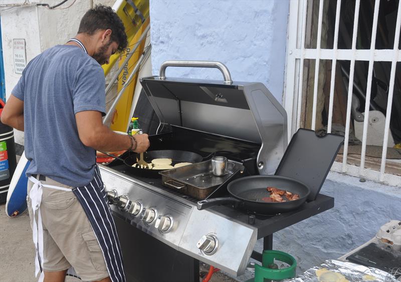 St Helena Yacht Club: James gives full concentration – consistent quality standard is essential photo copyright Vince Thompson taken at St Helena Yacht Club