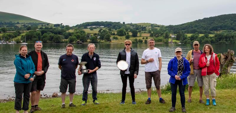 Lord Birkett Memorial Trophy at Ullswater: some of the top ten prizewinners photo copyright Tim Olin / www.olinphoto.co.uk taken at Ullswater Yacht Club