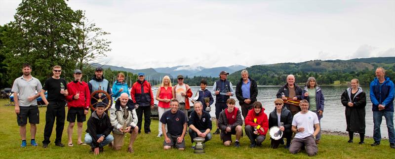 Lord Birkett Memorial Trophy at Ullswater: class prizewinners photo copyright Tim Olin / www.olinphoto.co.uk taken at Ullswater Yacht Club