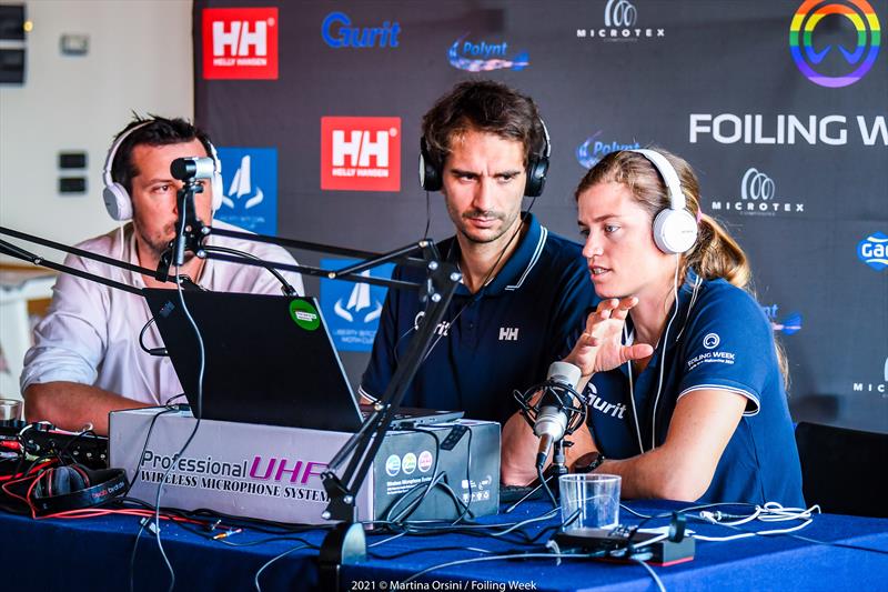 Forum at Foiling Week 2021 photo copyright Martina Orsini / Foiling Week taken at Fraglia Vela Malcesine