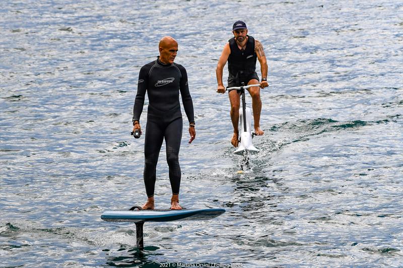 Trials at Foiling Week 2021 photo copyright Martina Orsini / Foiling Week taken at Fraglia Vela Malcesine