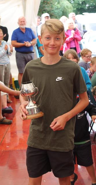 The One Bassenthwaite Lake Sailing Week HiJinx Trophy for best Bass uner 18 - Matthew Somerville - photo © Peter Mackin