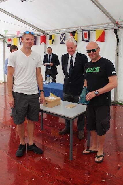 The One Bassenthwaite Lake Sailing Week Ovington Memorial for best Bass handicap - Chris Pickles and Matthew Sharman photo copyright Peter Mackin taken at Bassenthwaite Sailing Club