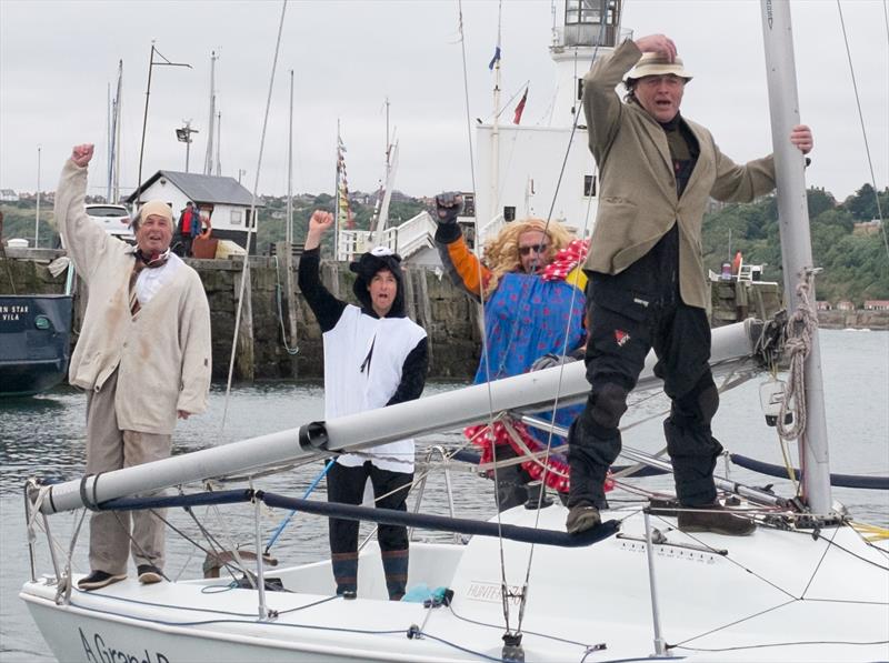 Scarborough YC Annual Regatta: A Grand Day Out dresses up for the Sailpast photo copyright Chris Clark taken at Scarborough Yacht Club