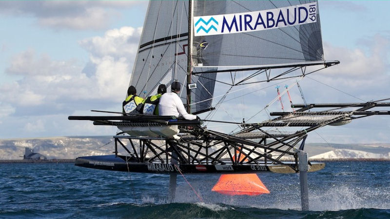 Mirabaud LX at Weymouth Speed Week photo copyright Ian Roman / www.ianroman.com taken at Weymouth & Portland Sailing Academy