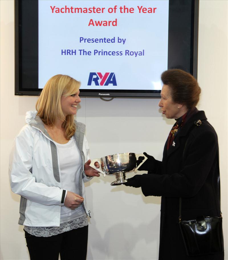 HRH The Princess Royal awards Emily Penn with the RYA Yachtmaster of the Year photo copyright onEdition taken at 