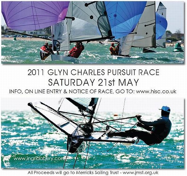 The Glyn Charles Pursuit Race is on 21st May at Hayling photo copyright HISC taken at Hayling Island Sailing Club