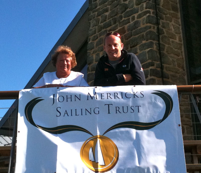 Margaret Charles and Ian Walker at the Glyn Charles Memorial Pursuit Race photo copyright Suzy Hamel taken at Hayling Island Sailing Club