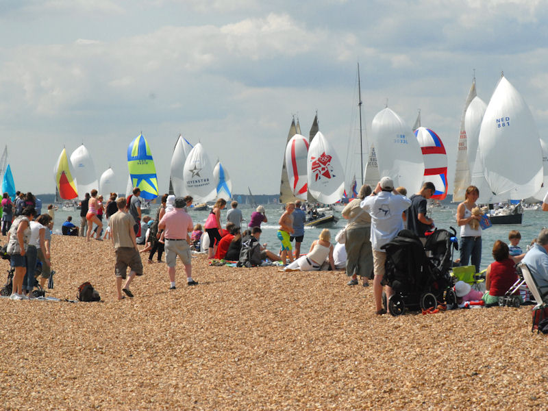 Something for everyone at Cowes Week photo copyright Polly Durrant taken at Cowes Combined Clubs