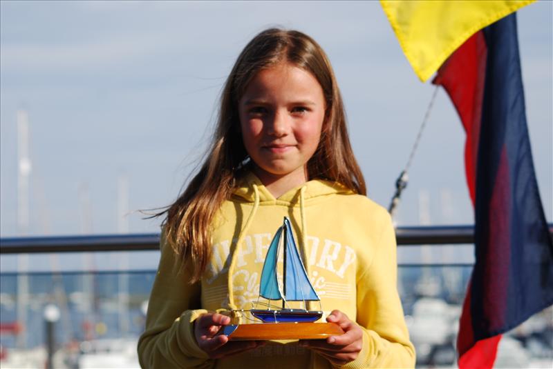 Isabella Moyles, winner of the Joules Trophy 2011 photo copyright Royal Lymington Yacht Club taken at Royal Lymington Yacht Club