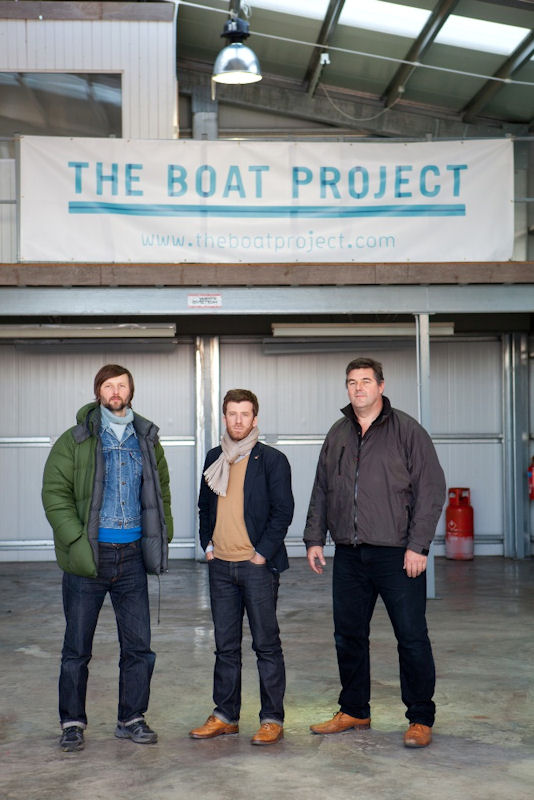 The Boat Project Team (l to r) Gary Winters, Gregg Whelan, Mark Covell photo copyright Toby Adamson taken at 