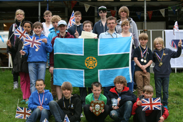 Sailors from Derbyshire Youth Sailing in June last year photo copyright Desmond Luxton taken at Derbyshire Youth Sailing