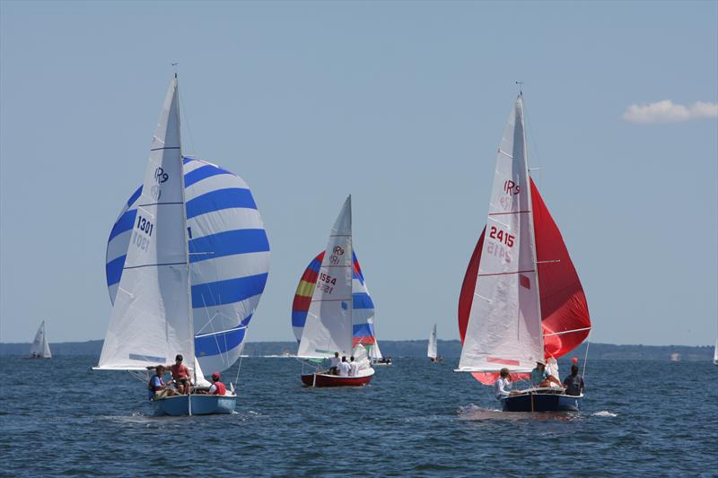 Teams compete at a recoent Rhodes 19 regatta hosted by the New Bedford Yacht Club photo copyright New Bedford Yacht Club taken at New Bedford Yacht Club