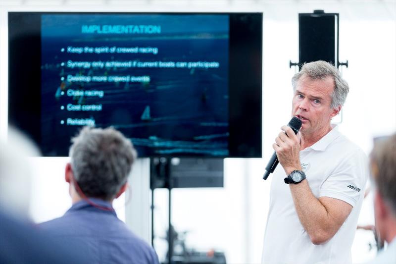 Johan Selan - The Hague Stopover. Information session about IMOCA partnership at The Hague photo copyright Pedro Martinez / Volvo Ocean Race taken at 