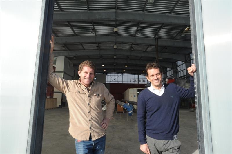 Volvo Ocean Race winning skipper Charles Caudrelier and OC Sport Co-CEO Hervé Favre at Le HUB by OC Sport photo copyright OC Sport taken at 