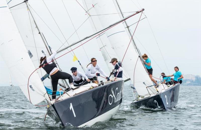 Racing at the 2015 Nations Cup Grand Final in Russia photo copyright World Sailing taken at 