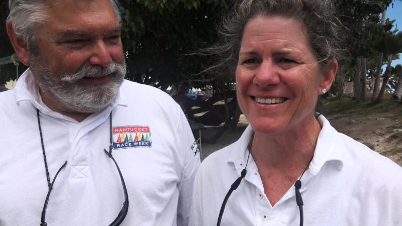 Ron Carolyn and Zarrella from Nantucket, Mass, USA will compete on their stunning Taylor 49 Blackfish - BVI Spring Regatta photo copyright Ashley Love / t2p.tv taken at Royal BVI Yacht Club