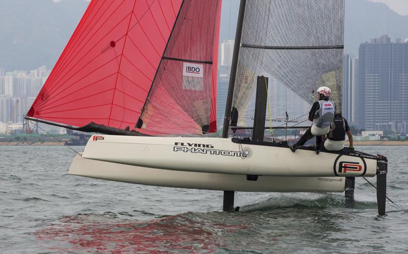 RHKYC Nations' Cup 2019: Flyer (HKG). Mark Thornburrow, Andy Service - photo © RHKYC / Guy Nowell