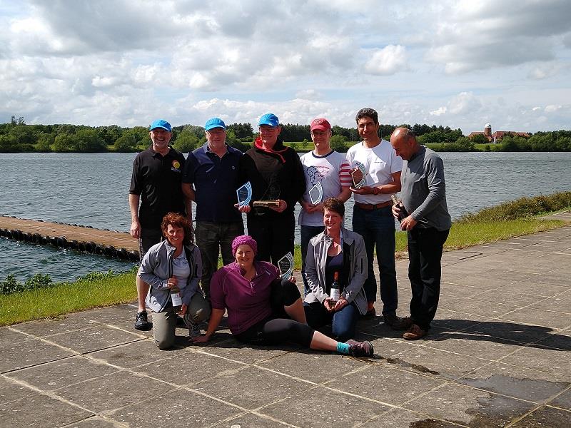 Prize Winners - RS Vareo Illuminis Inland Championship 2019 photo copyright Milton Keynes Sailing Club taken at Milton Keynes Sailing Club