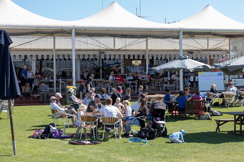 The social scene at the Lipton Cup is infectious photo copyright Harry Fisher taken at Royal Yacht Club of Victoria