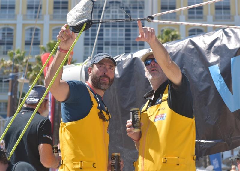 WTC Logistics crew members - The Clipper Race Leg 2 - Race 3, Day 18 photo copyright Clipper Race taken at 