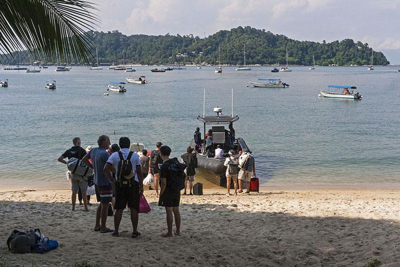 Departing Pangkor. Raja Muda Selangor International Regatta 2019 - photo © Guy Nowell / RMSIR