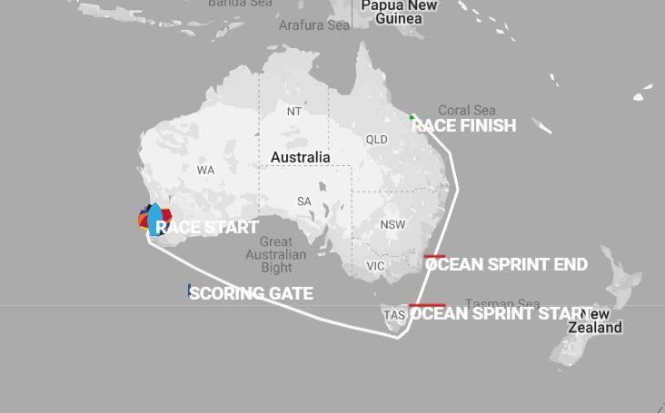 The Clipper Race route map - photo © Grace Kitching